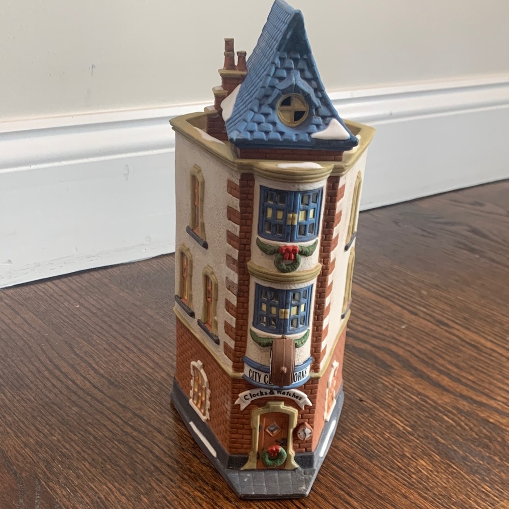 Heritage Village Collection.  Christmas in the City.   “City Clockworks”